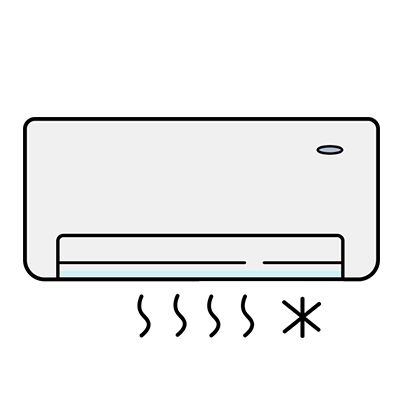 Air Conditioner lineal color icon