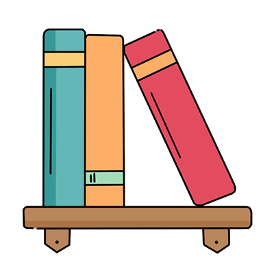 Colorful book lineal color icon